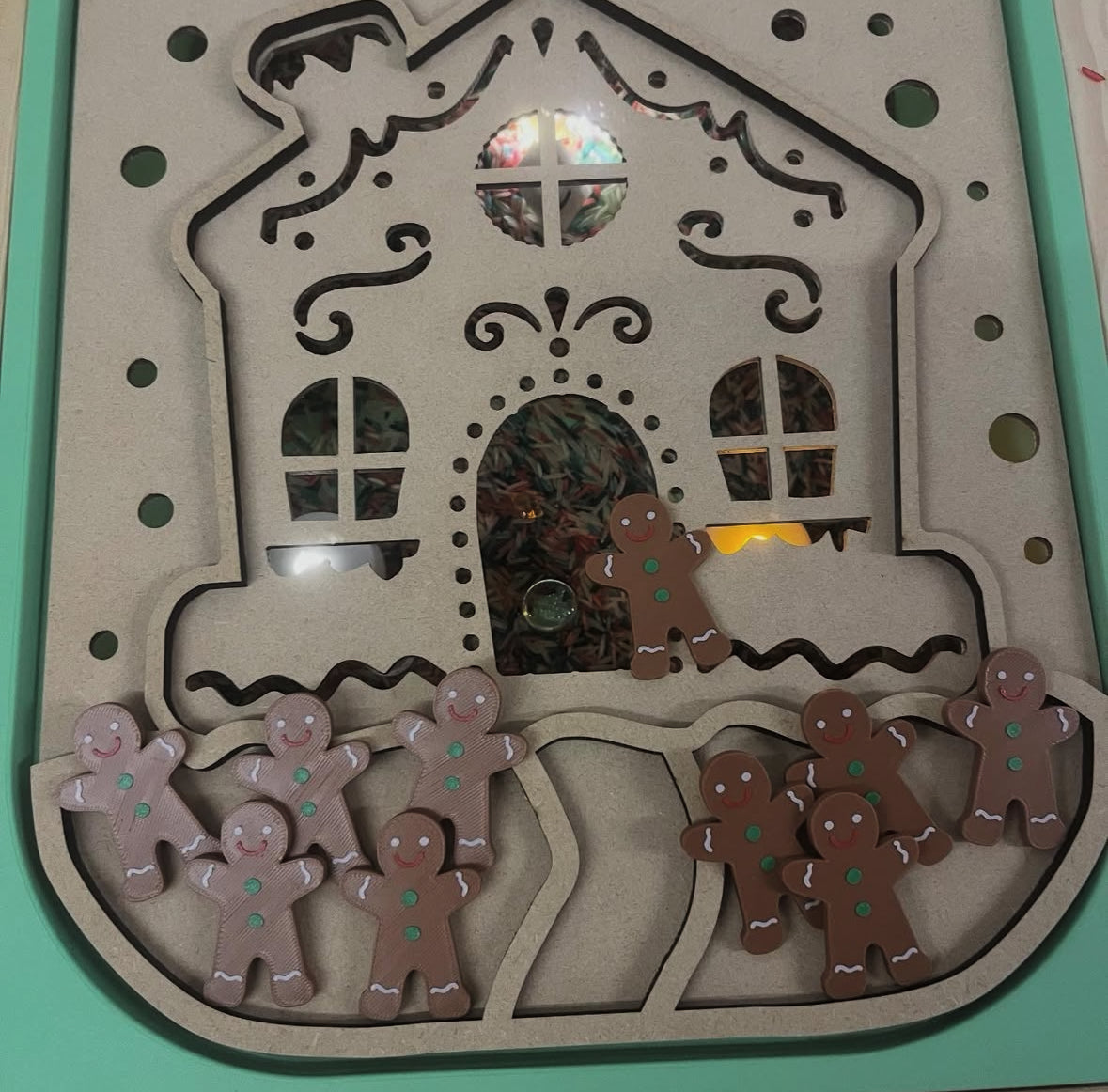 Gingerbread Man Counting Tokens Set of 10
