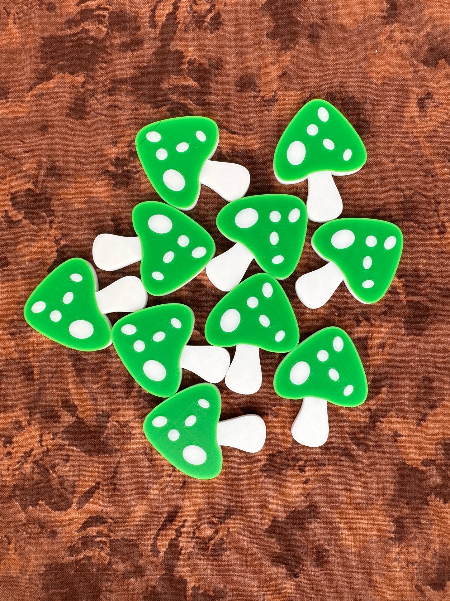 Toadstool Counting Tokens Set of 10
