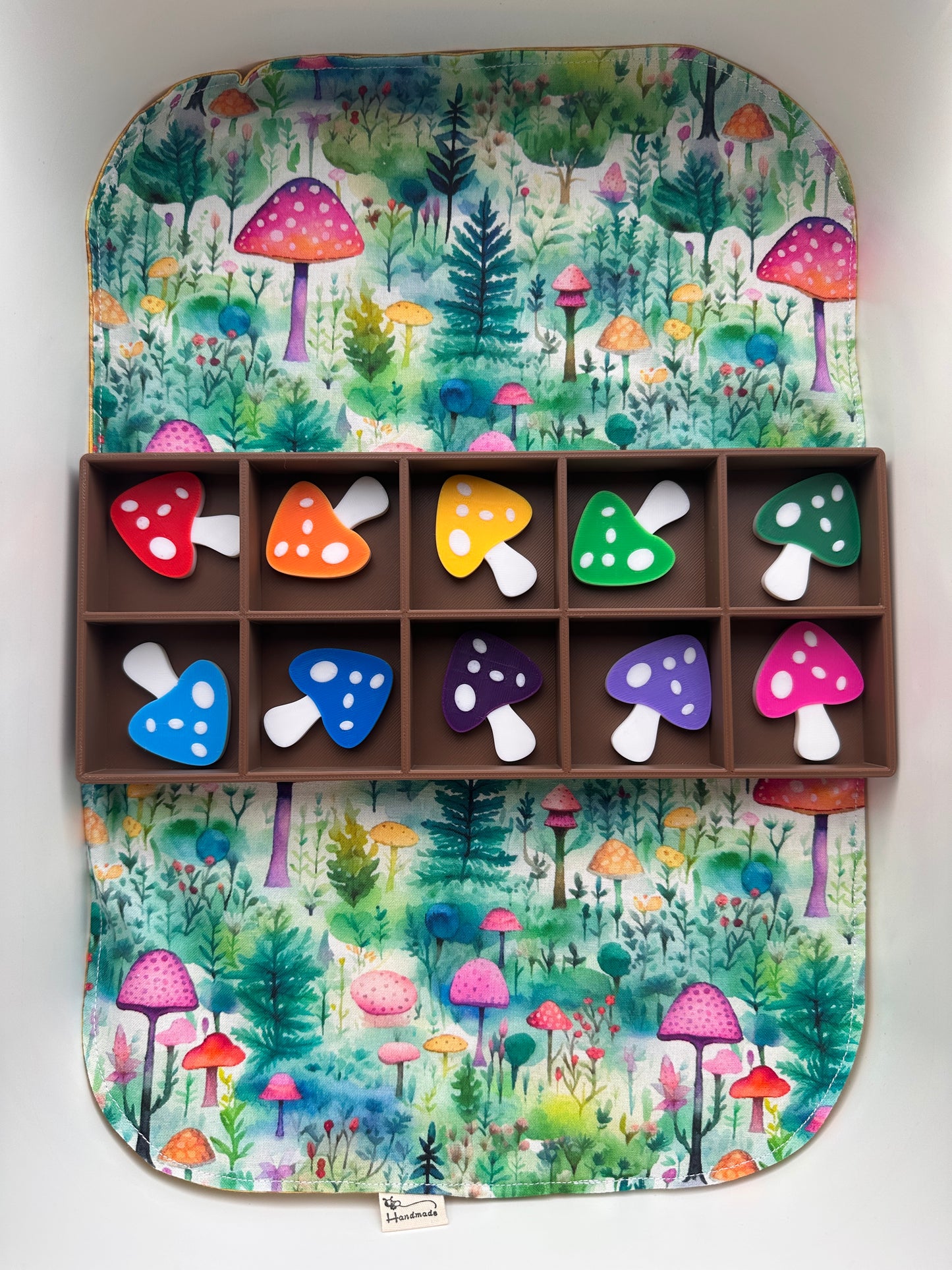 Toadstool Counting Tokens Set of 10