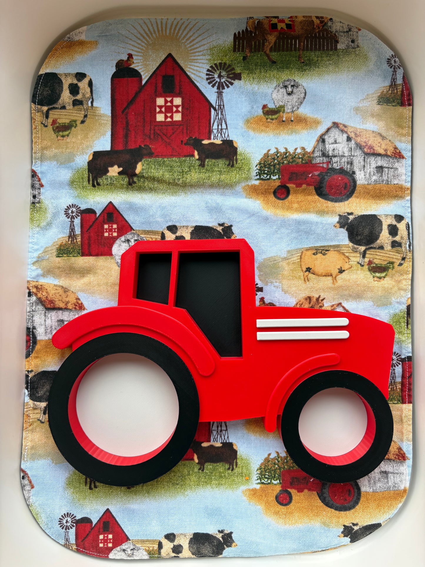 Tractor Sensory Tray Large