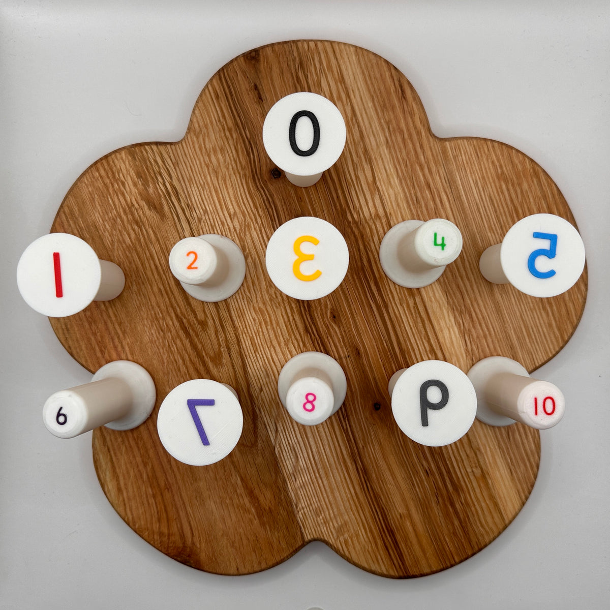 Number Playdough Stamps