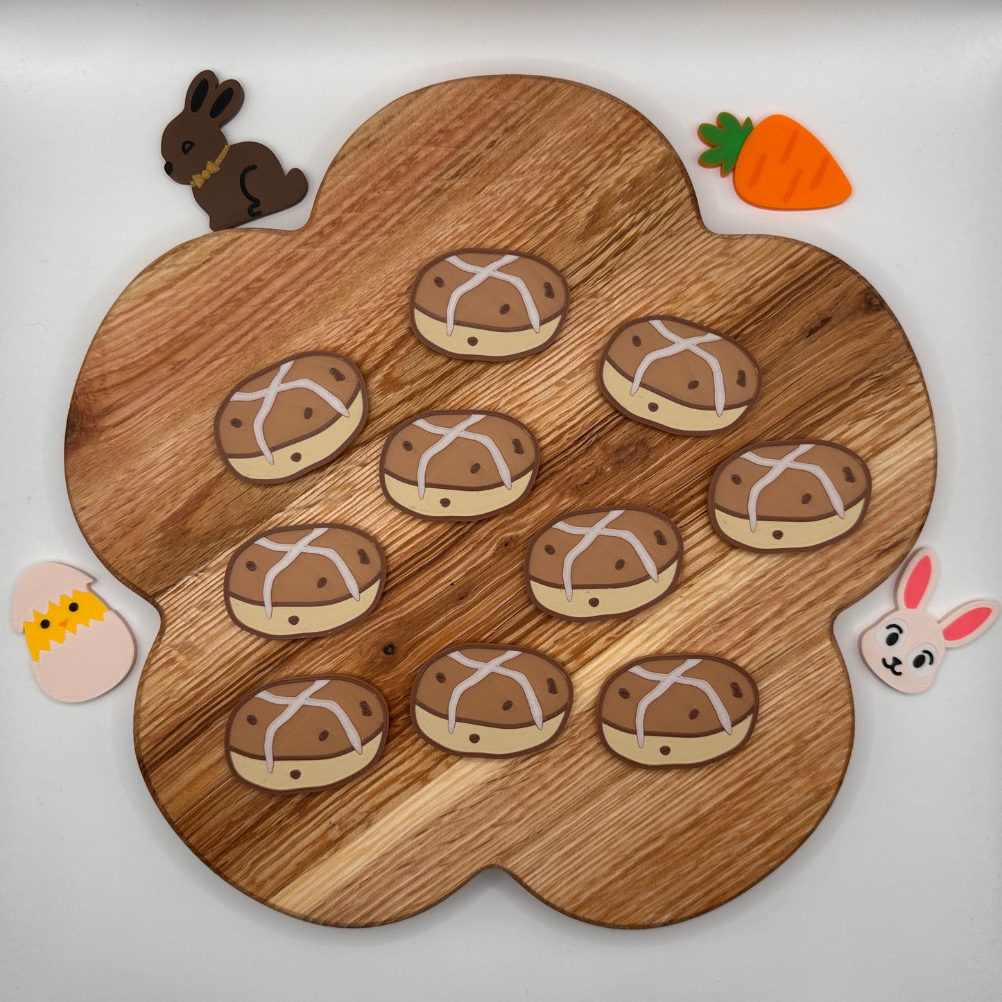 Hotcross Bun Counting Tokens