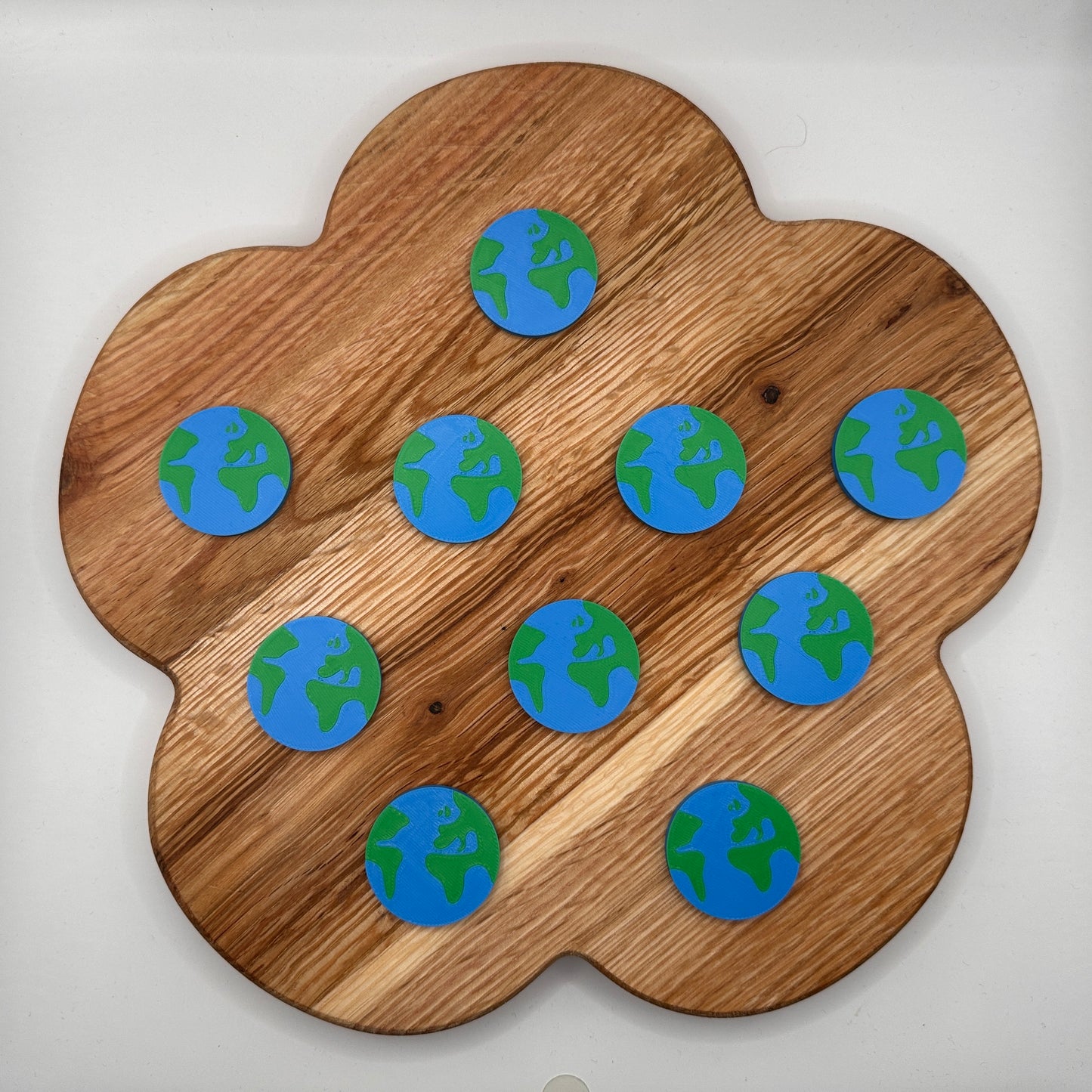 Earth Counting Tokens Set of 10