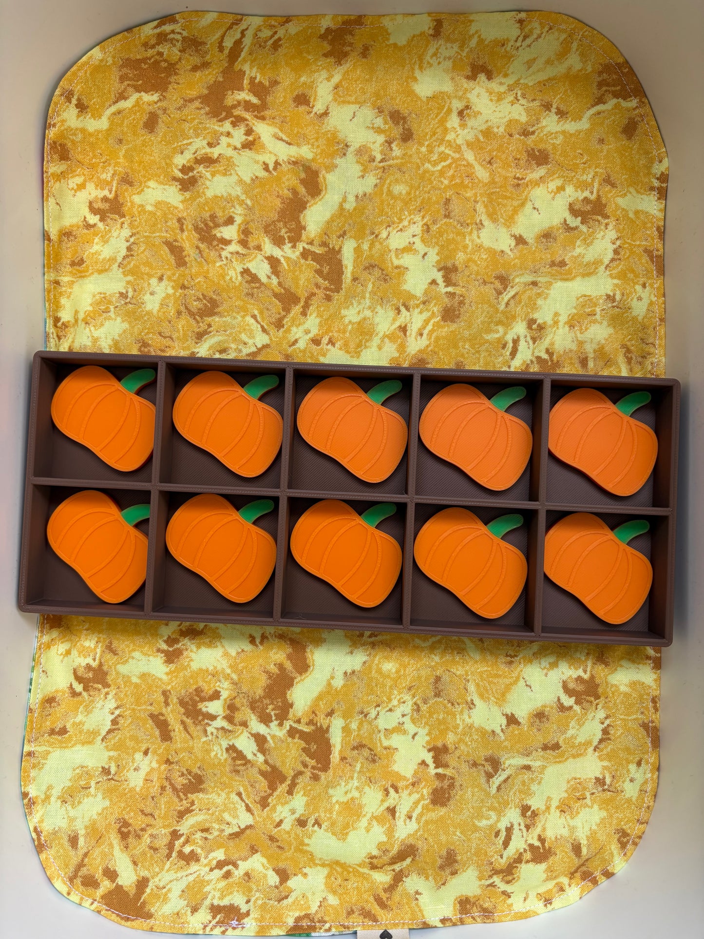 Pumpkin Counting Tokens Set of 10