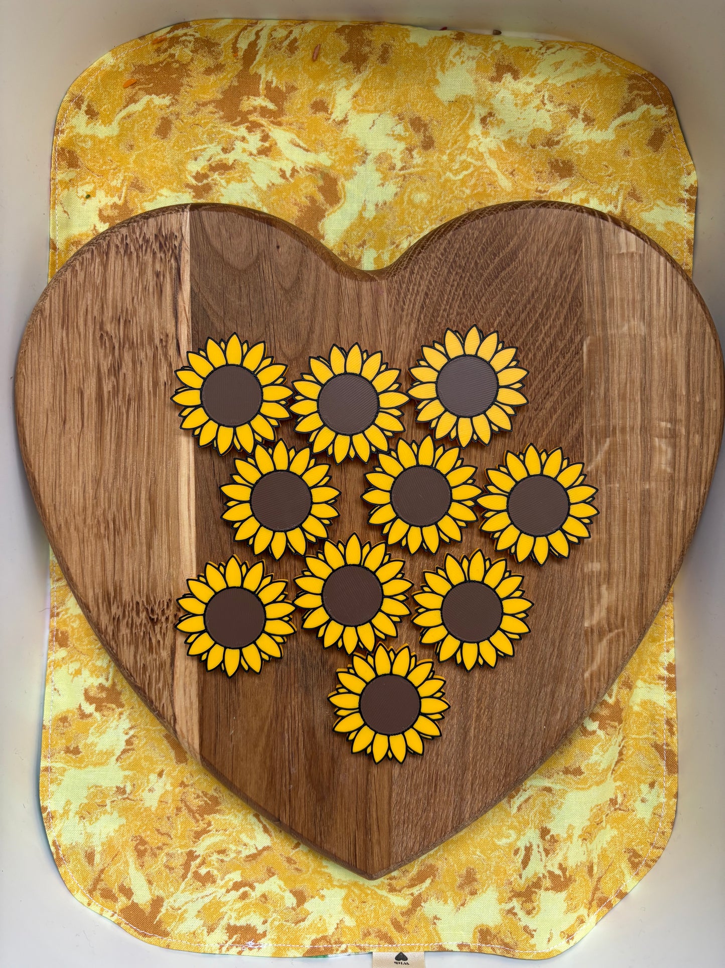 Sunflower Counting Tokens Set of 10