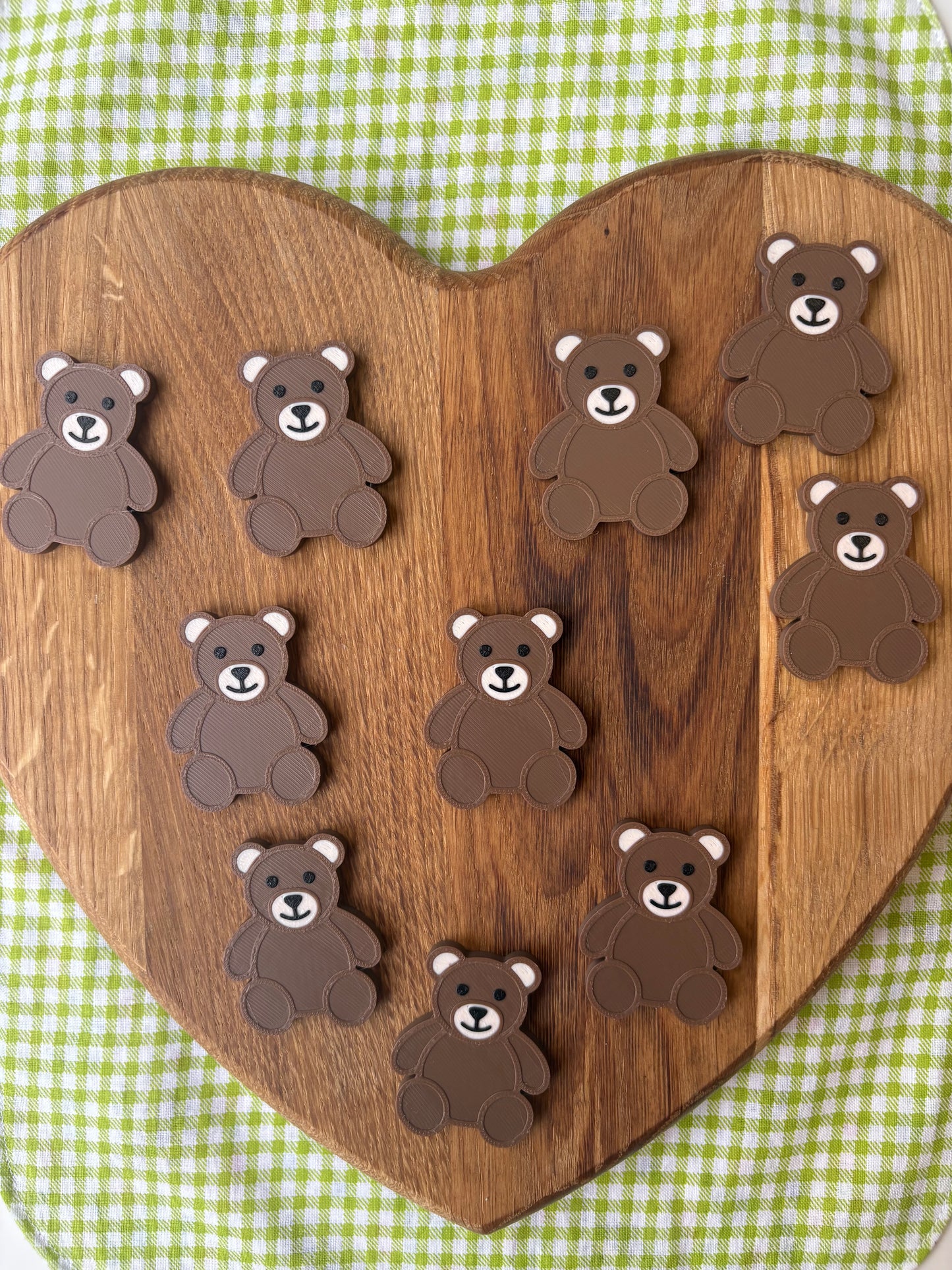Teddy Bear Counting Tokens Set of 10
