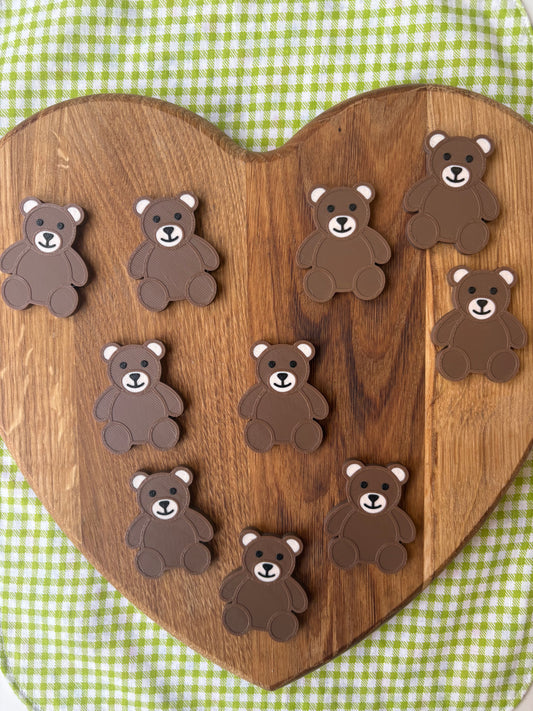 Teddy Bear Counting Tokens Set of 10