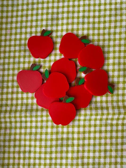 Apple Counting Tokens Set of 10