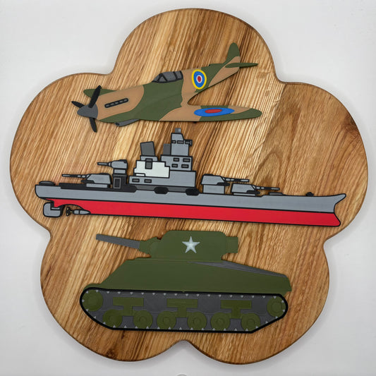WWII Vehicle Play Set