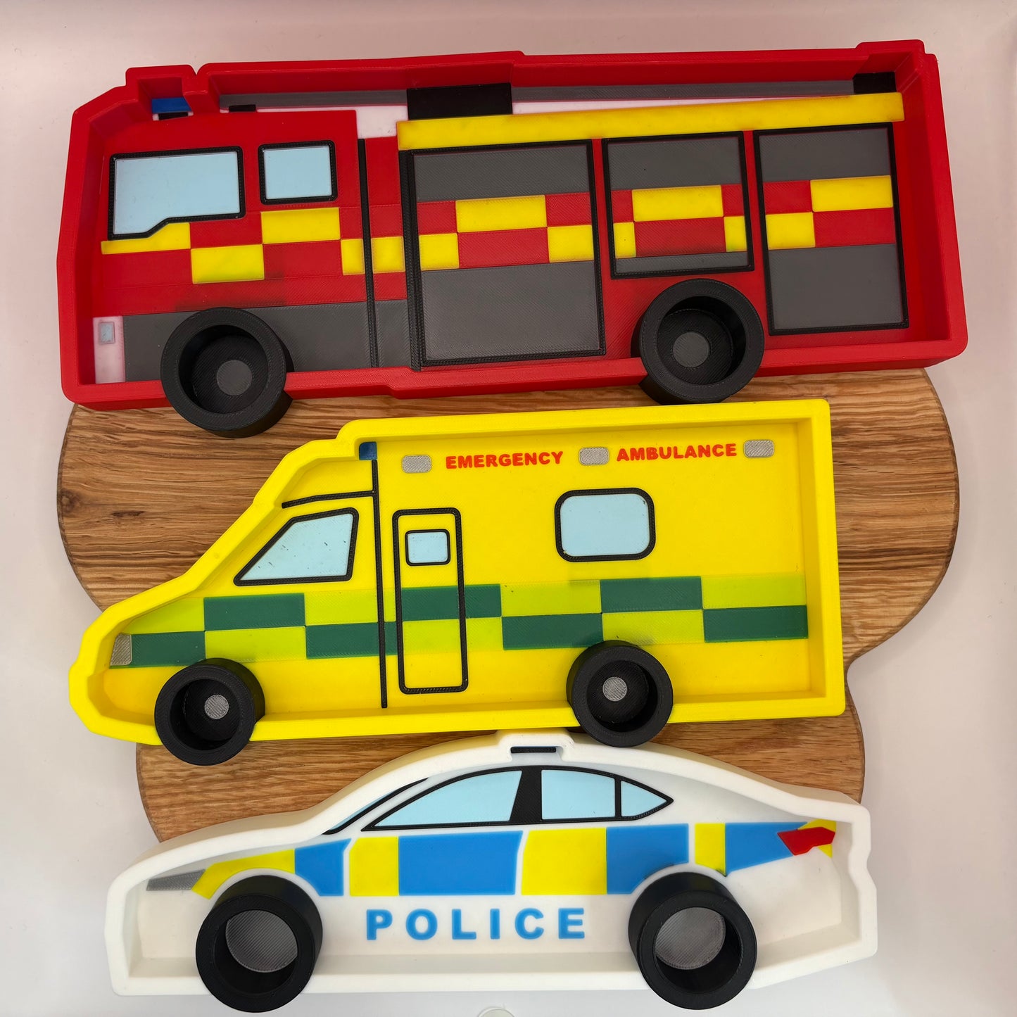 Emergency Vehicle Sensory Trays