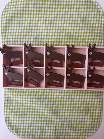 Deer Counting Tokens Set of 10