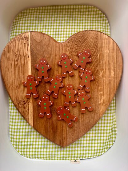 Gingerbread Man Counting Tokens Set of 10