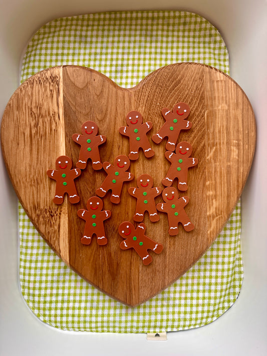 Gingerbread Man Counting Tokens Set of 10