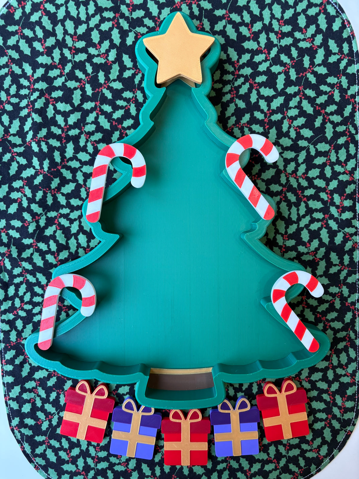 Christmas Tree BUNDLE - Sensory Tray Large and Counting Tokens