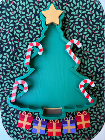 Christmas Tree BUNDLE - Sensory Tray Large and Counting Tokens