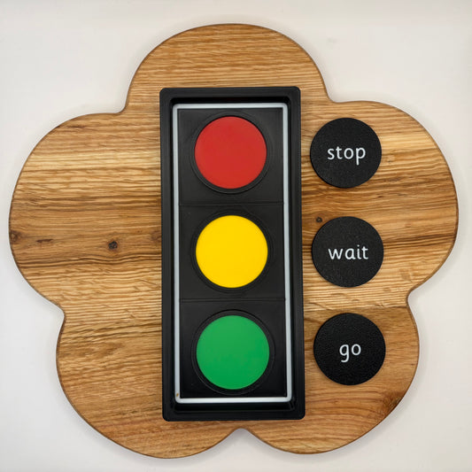 Traffic Light Sensory Tray & Memory Game