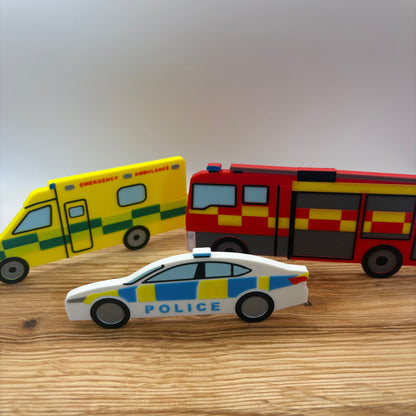 Emergency Vehicles Play Set