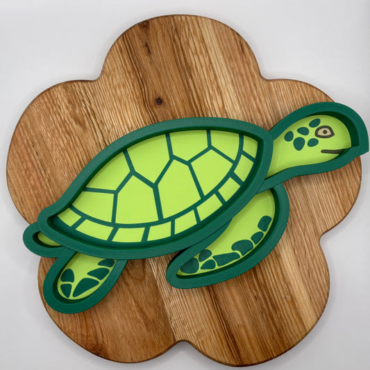 Sea Turtle Sensory Play Tray