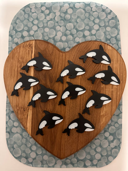 Sea Animals Counting Tokens