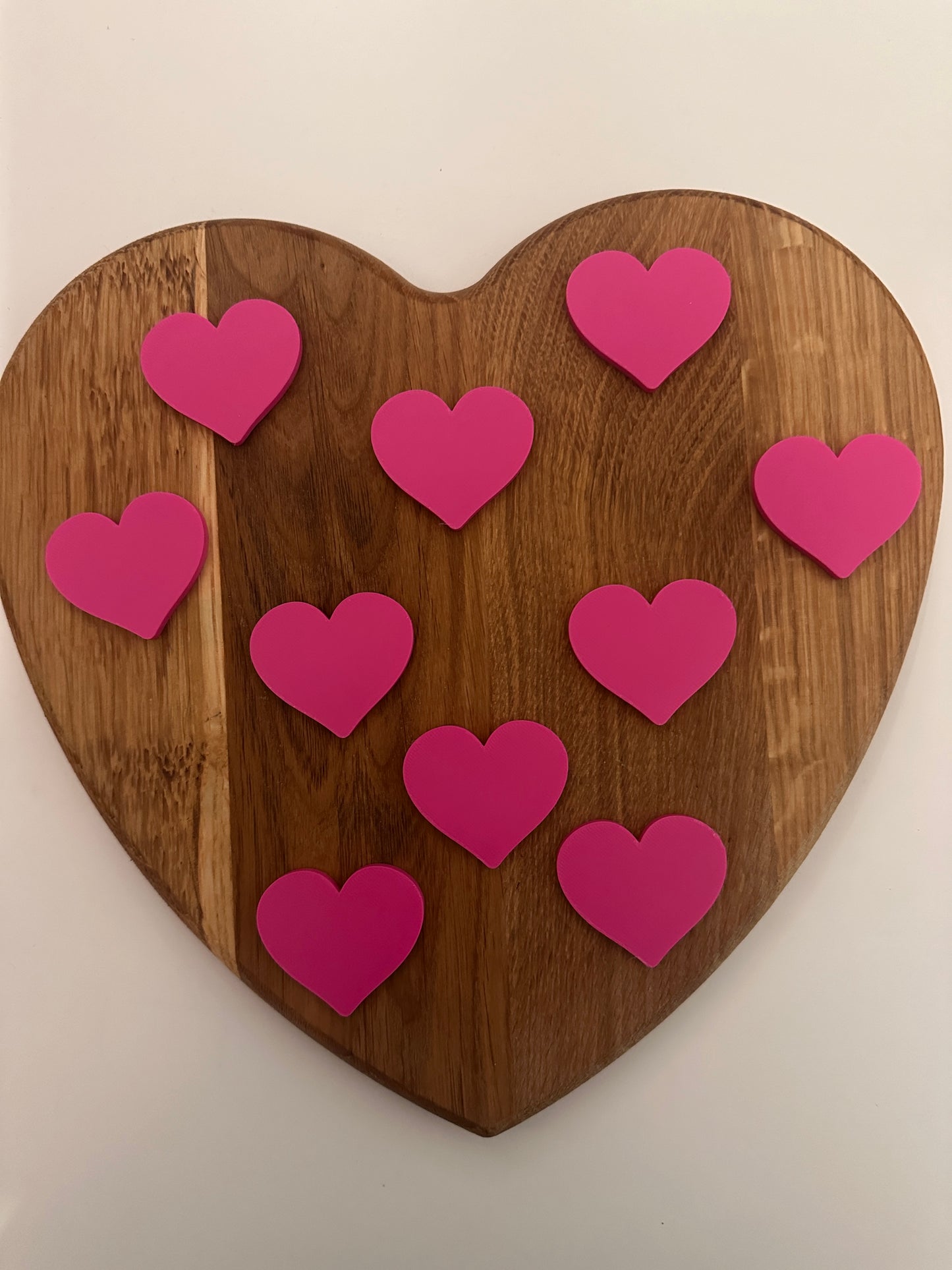Heart Counting Tokens Set of 10
