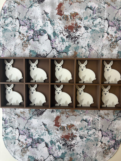 Arctic Hare Counting Tokens Set of 10