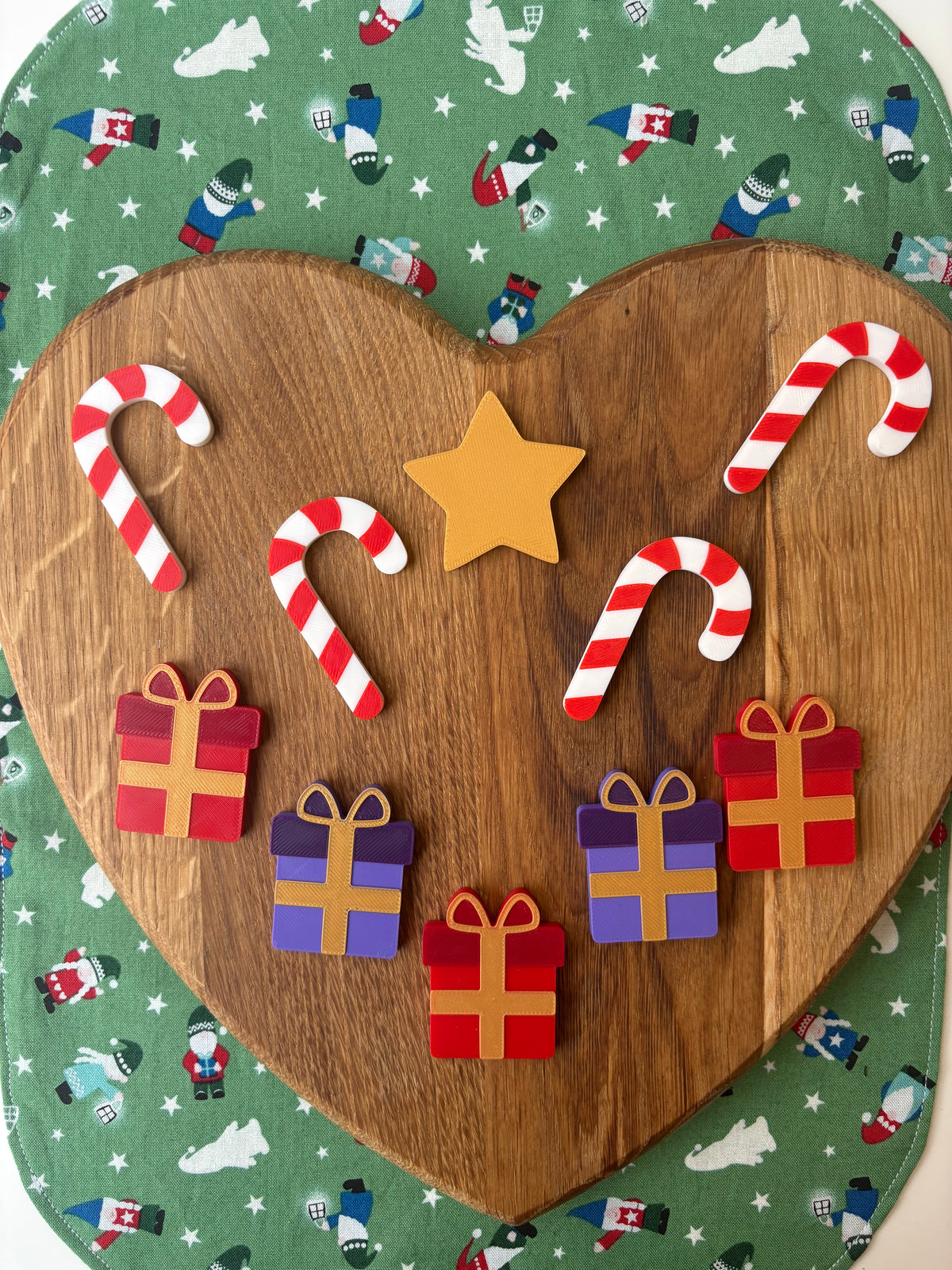 Christmas Tree Decorating Kit  -  Counting Tokens ONLY
