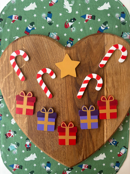 Christmas Tree Decorating Kit  -  Counting Tokens ONLY