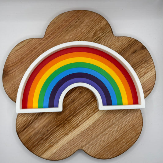 Rainbow Sensory Play Tray