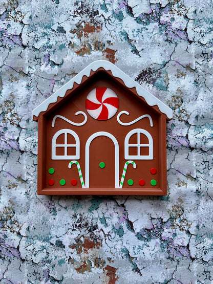 Gingerbread House Sensory Tray Small