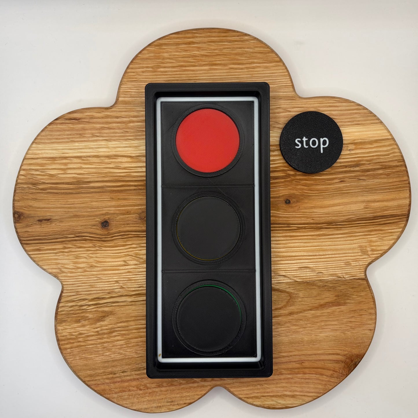 Traffic Light Sensory Tray & Memory Game