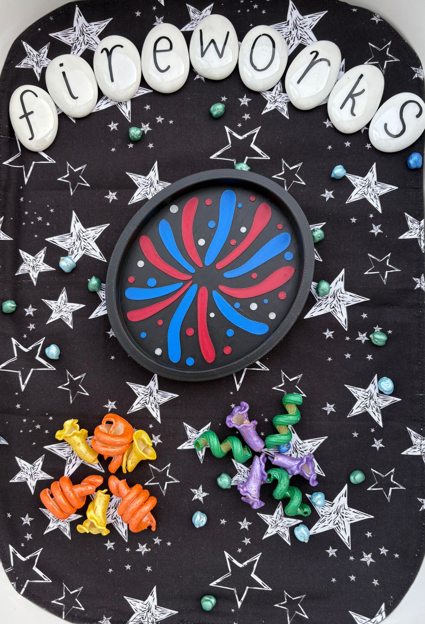 Firework Sensory Tray Mini