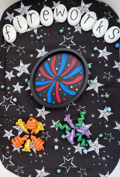 Firework Sensory Tray Mini