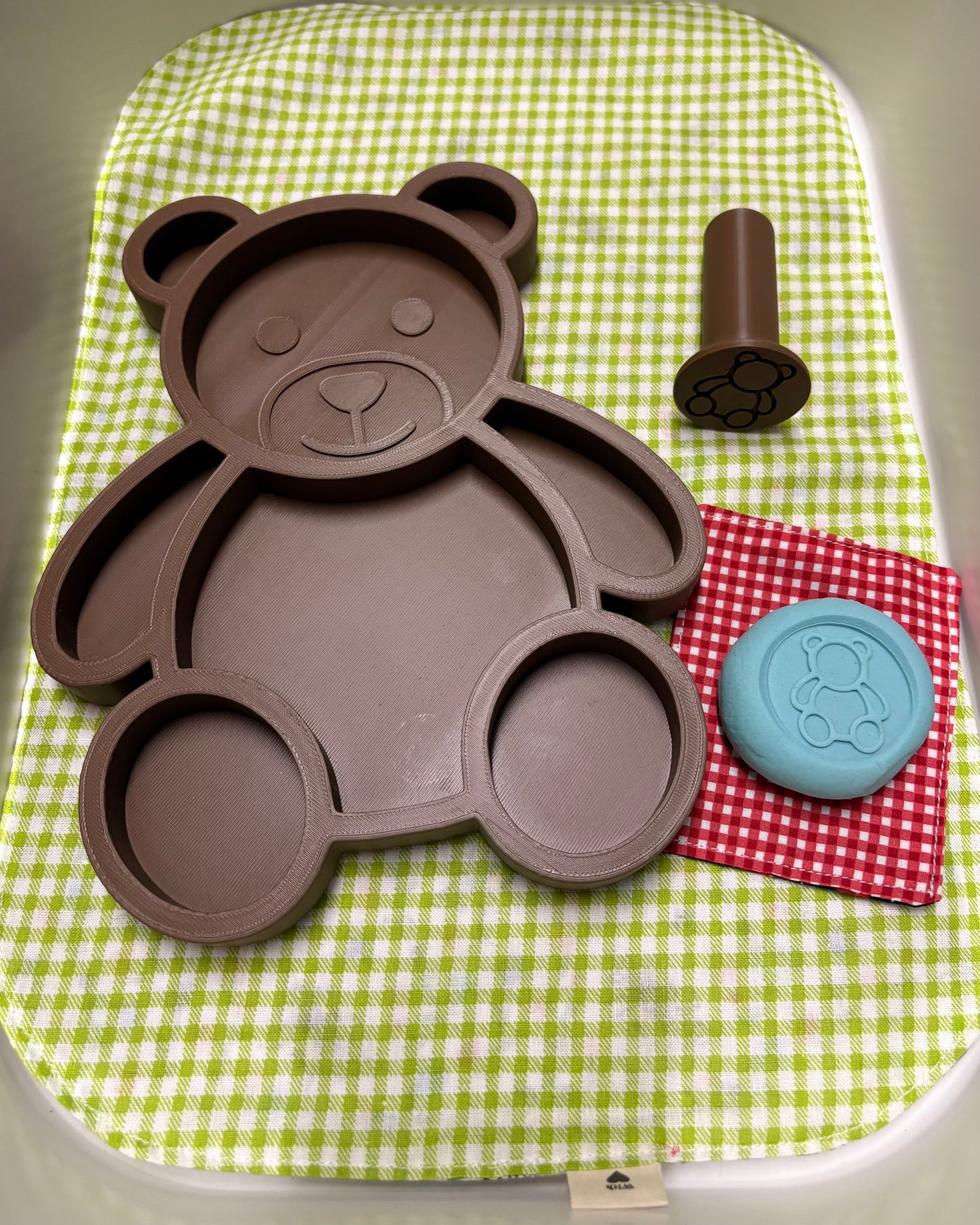 Teddy Bear Sensory Tray Large