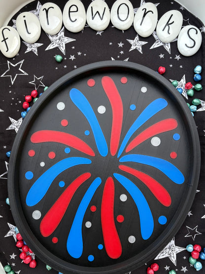 Firework Sensory Tray Large