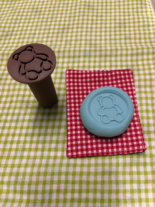 Teddy Bear Playdough Stamp