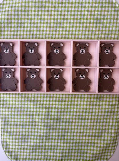 Teddy Bear Counting Tokens Set of 10