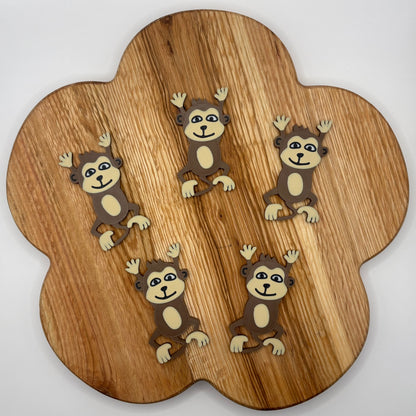 5 Little Monkeys Swinging in a Tree