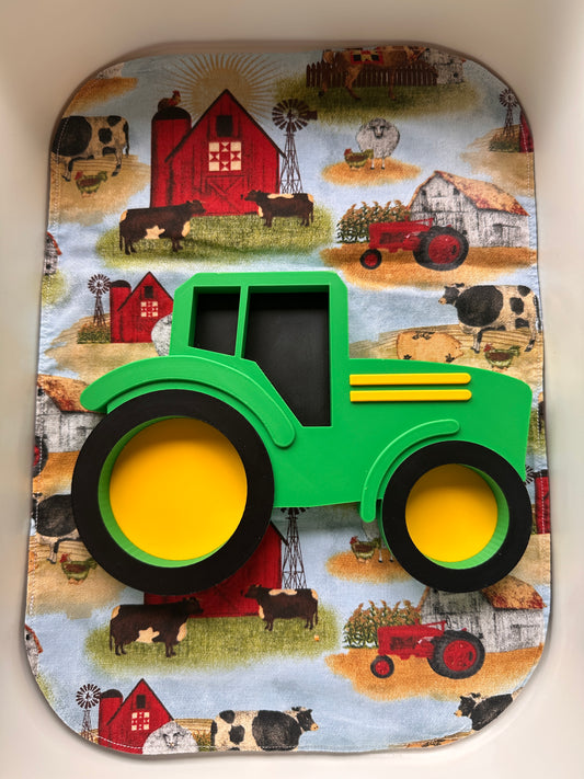 Tractor Sensory Tray Large