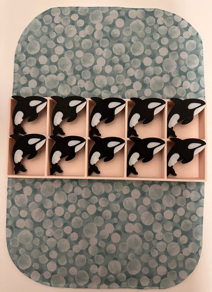 Sea Animals Counting Tokens