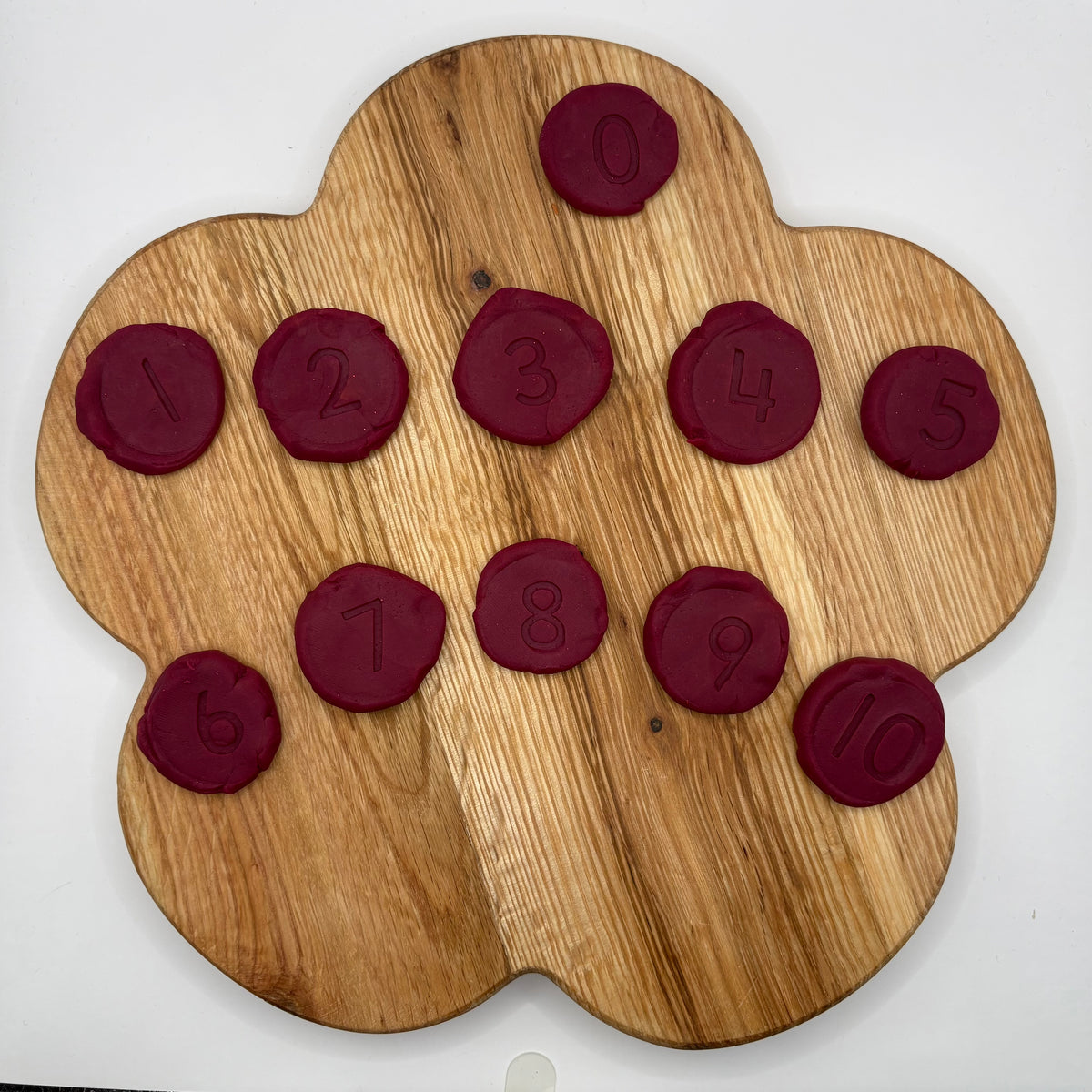 Number Playdough Stamps