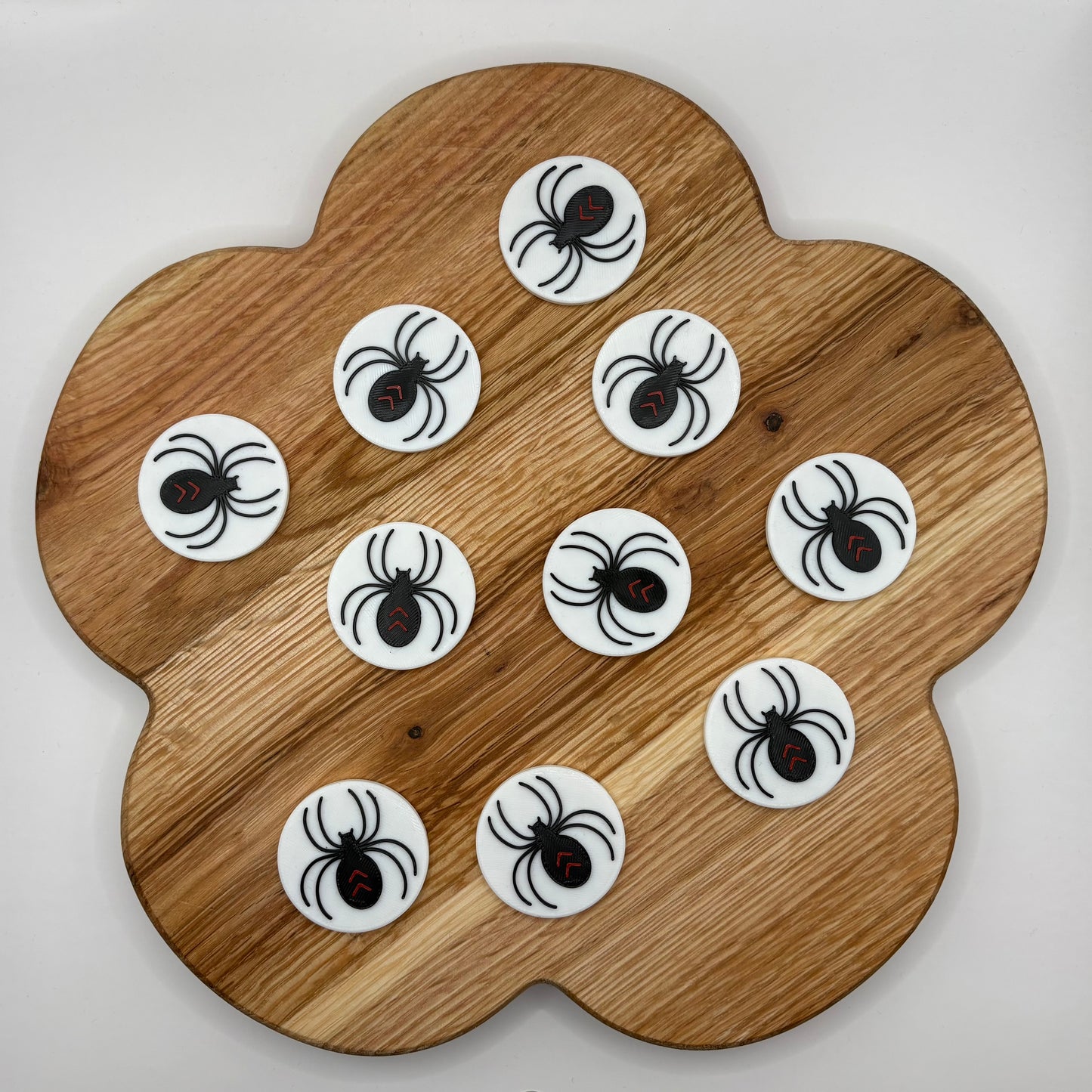 Spider Counting Tokens Set of 10