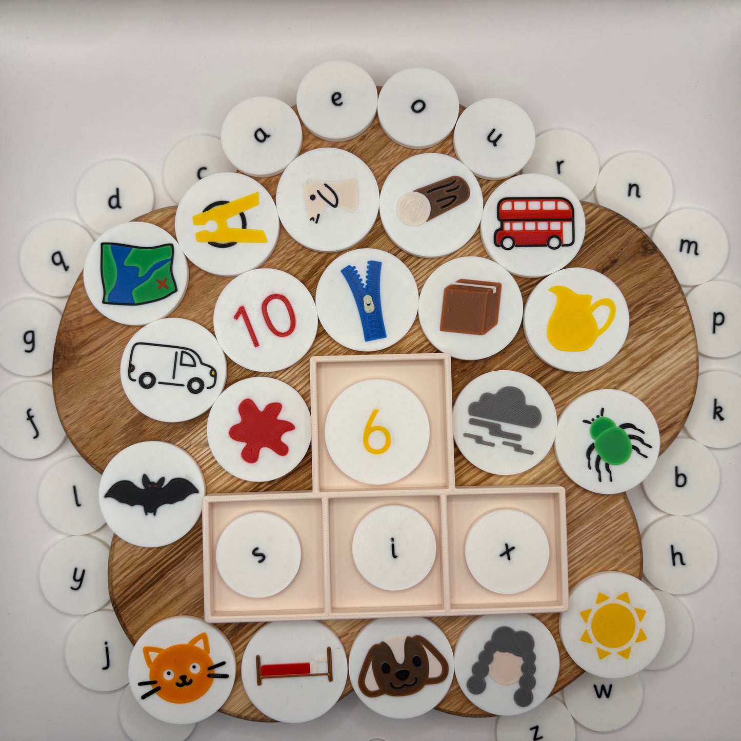 Alphabet & CVC Word Tokens