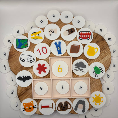 Alphabet & CVC Word Tokens