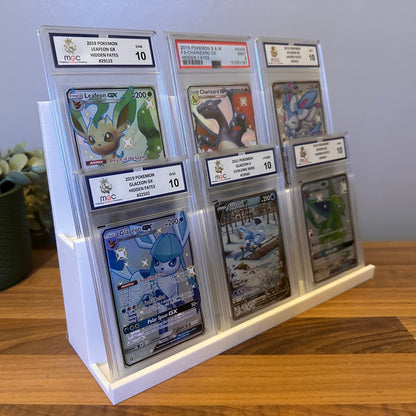 Pokemon Graded Card Display Stands Displays Up To 9 ACE PSA Graded Cards
