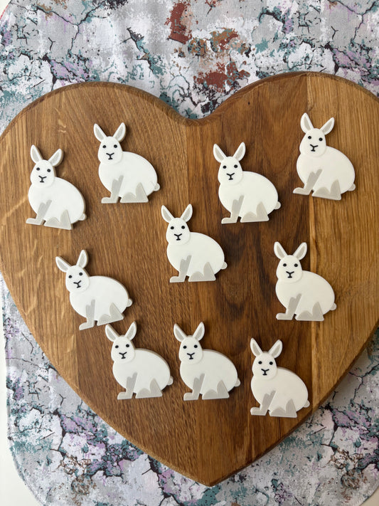 Arctic Hare Counting Tokens Set of 10