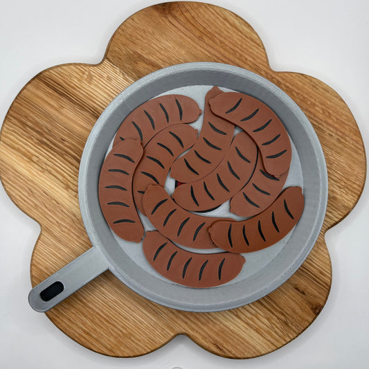 Ten Fat Sausages Sizzling in a Pan Play Set