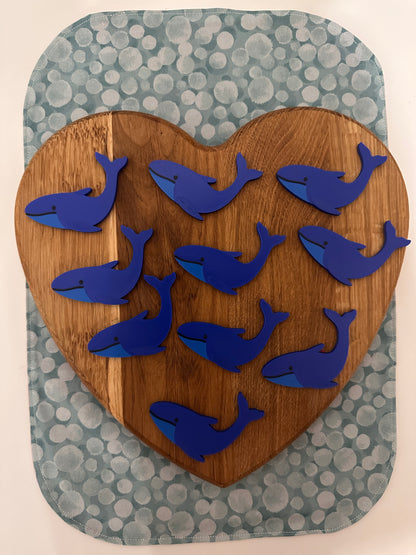 Sea Animals Counting Tokens