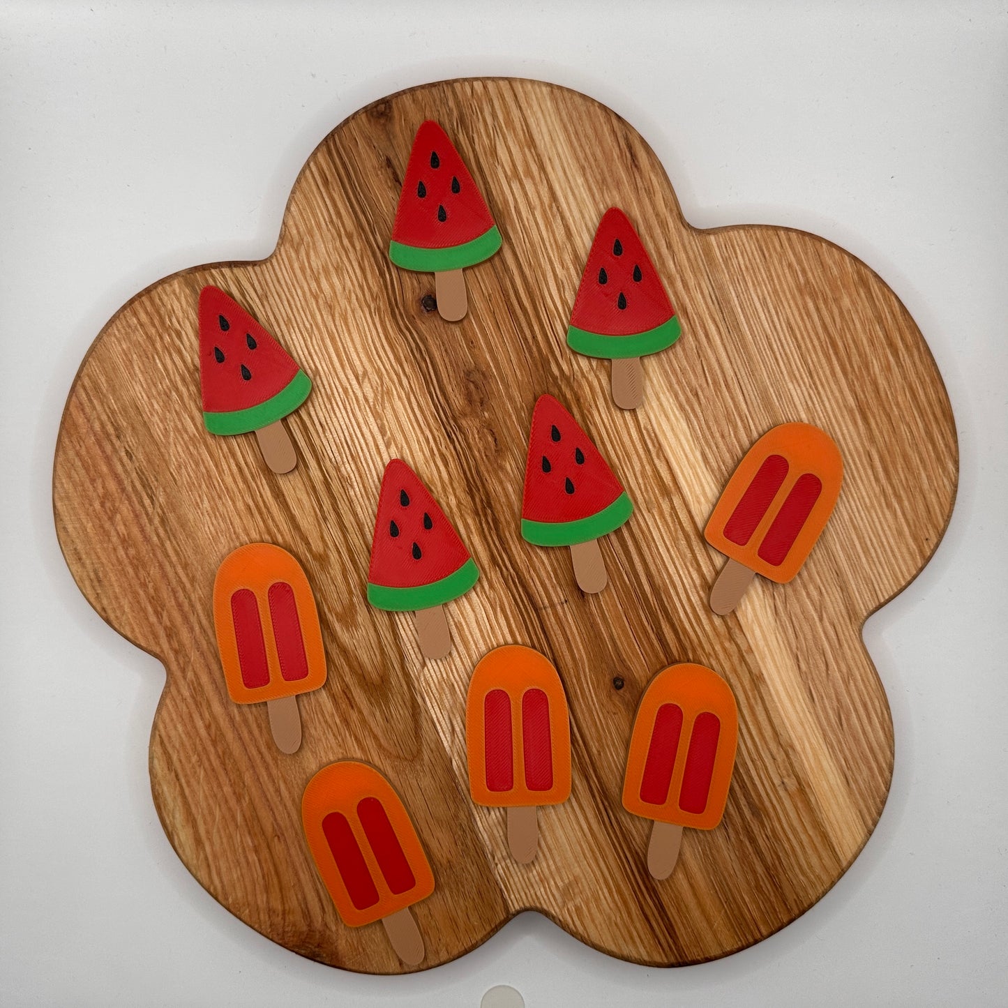 Ice Cream Lolly Counting Tokens