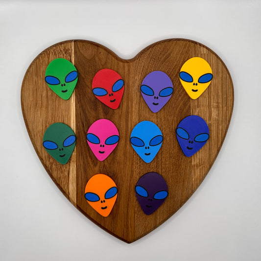 Aliens Counting Tokens Set of 10