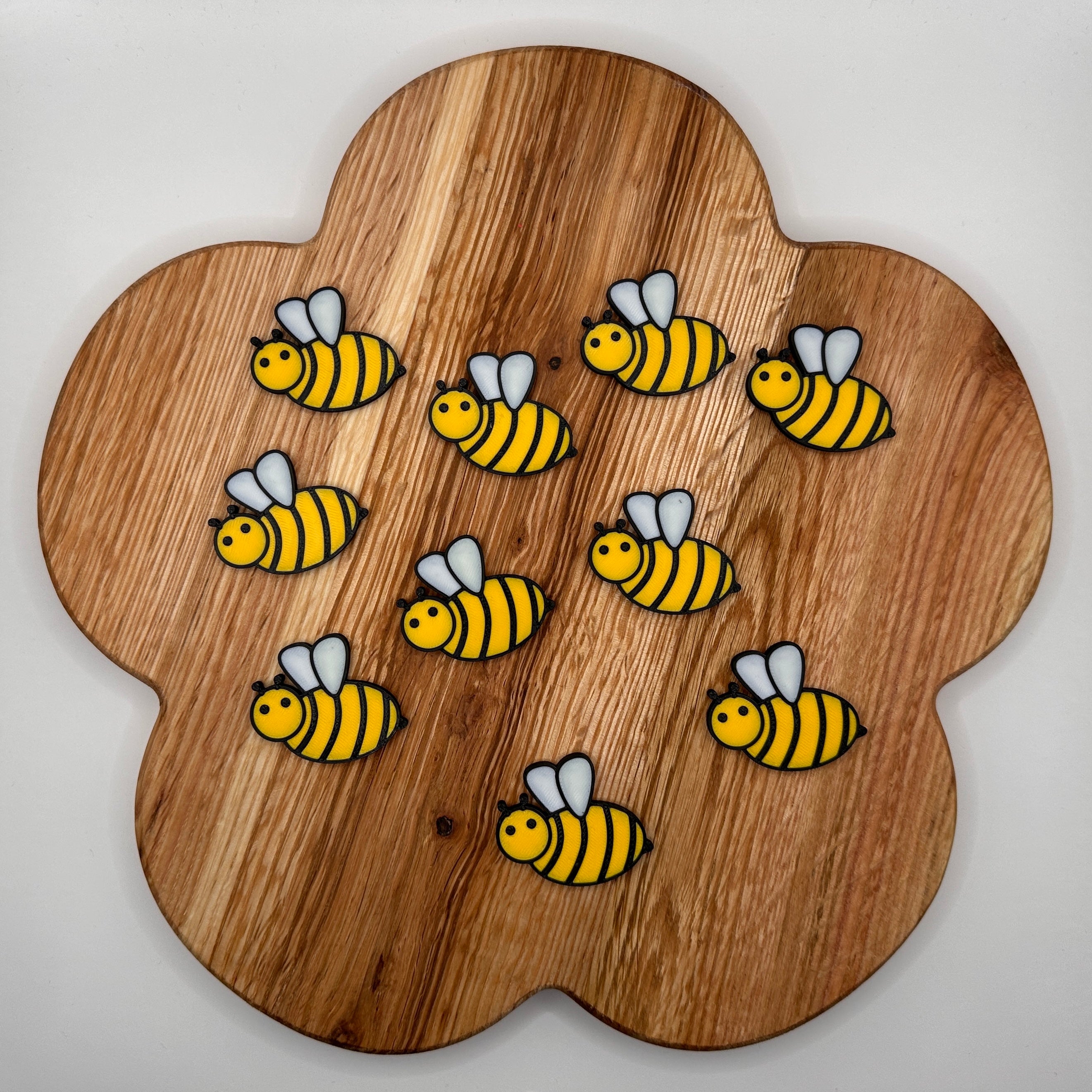Bumble Bee Counting Tokens – Play.3DPrints
